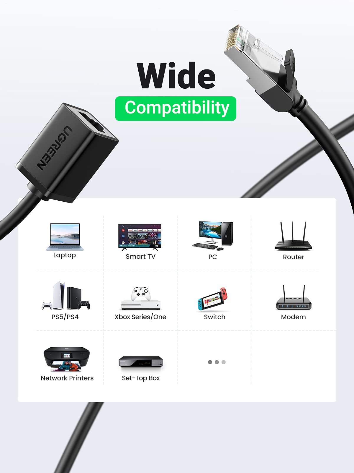 Foto 4 | Cable Ugreen de Ethernet-Venta Internacional