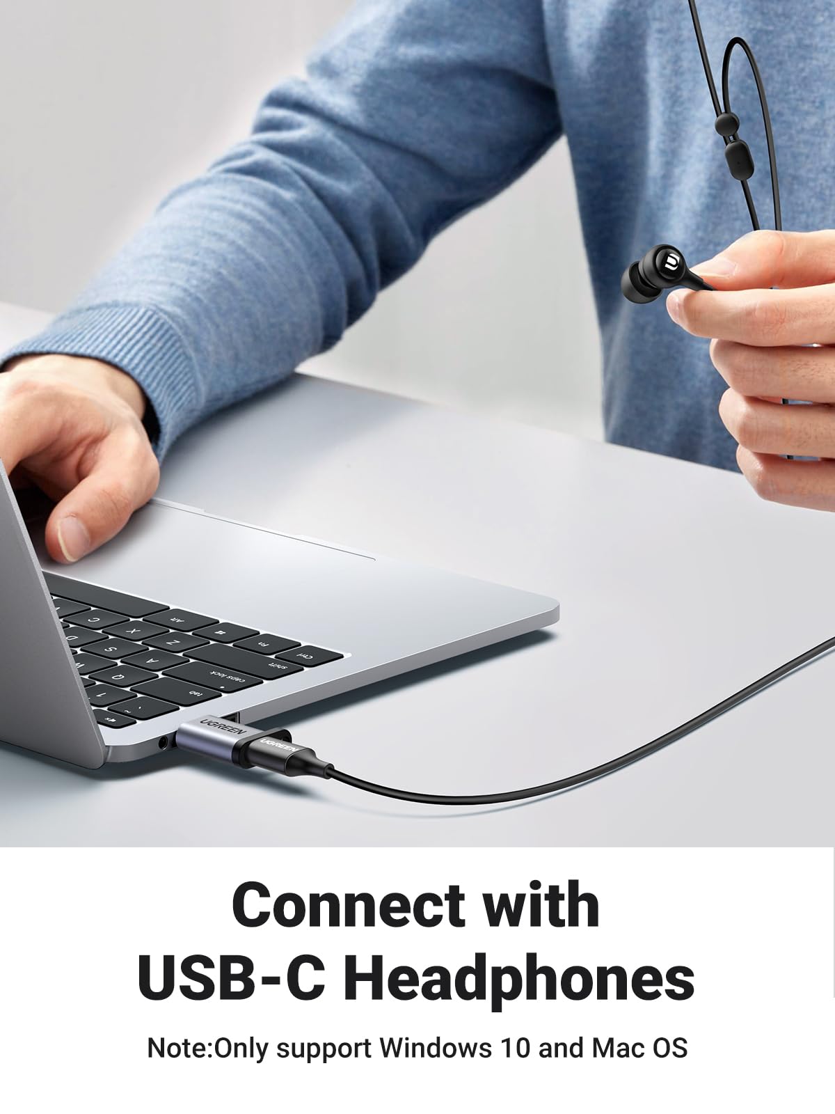 Foto 5 pulgar | Adaptador Ugreen Usb C Hembra A Usb Macho De 10 Gbps, Paquete De 2, Gris - Venta Internacional.