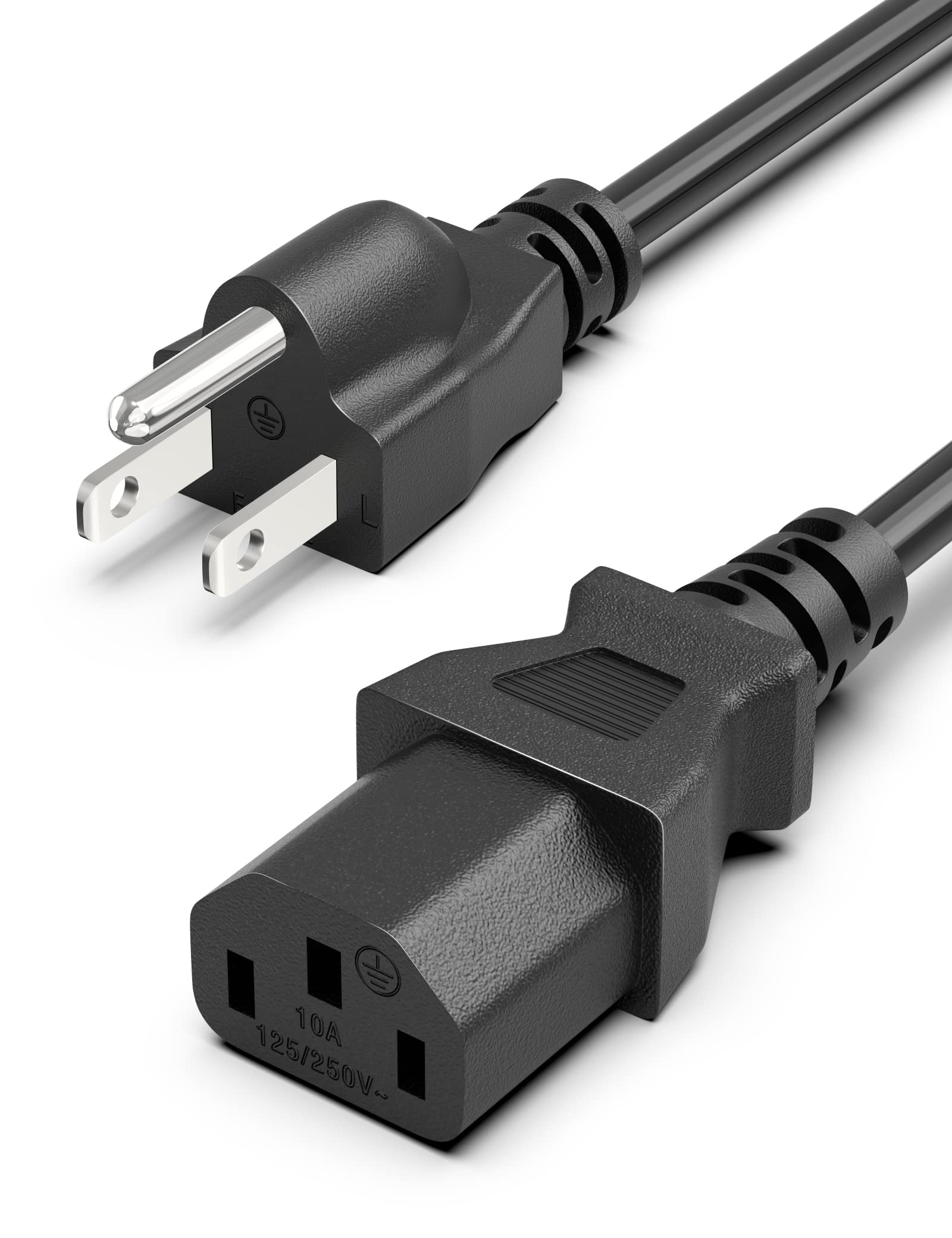 Foto 2 pulgar | Cable de Alimentación Bicmice de 10 Pies 18 AWG Nema 5-15P a C13/ 10 A/ 125 V - Venta Internacional