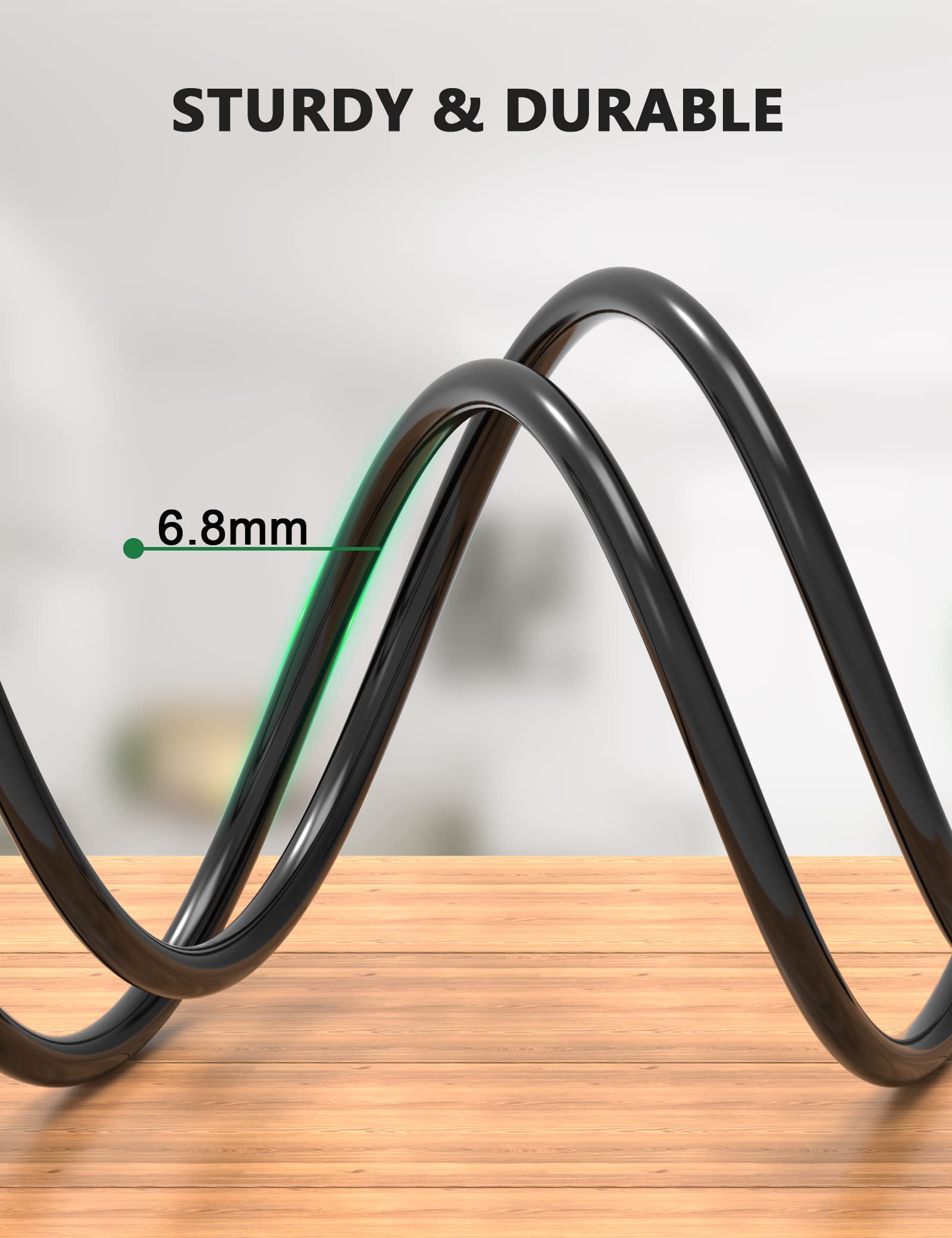 Foto 6 pulgar | Cable de Alimentación Bicmice de 10 Pies 18 AWG Nema 5-15P a C13/ 10 A/ 125 V - Venta Internacional