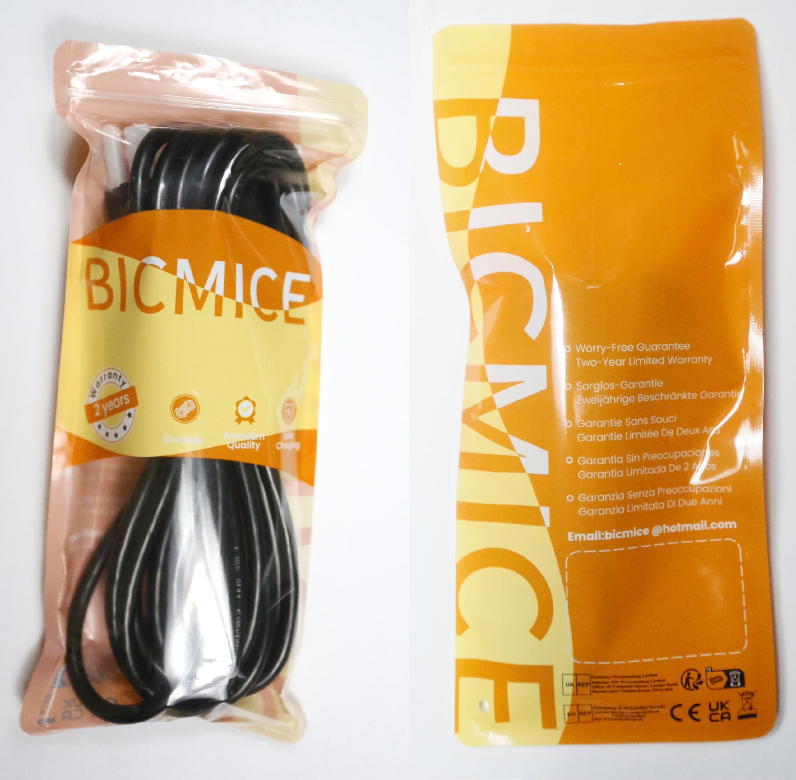 Foto 7 pulgar | Cable de Alimentación Bicmice de 10 Pies 18 AWG Nema 5-15P a C13/ 10 A/ 125 V - Venta Internacional