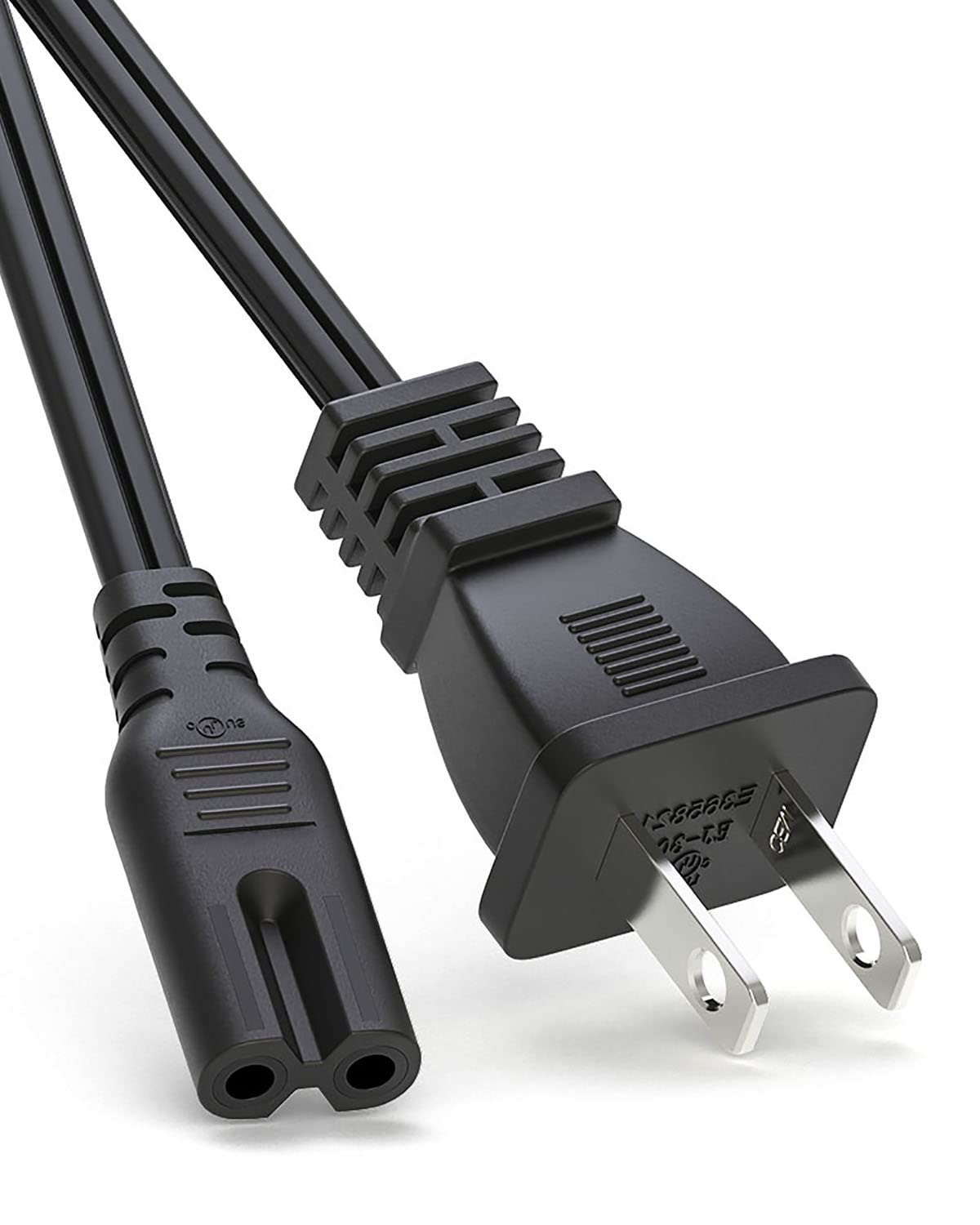 Cable de Alimentación AC de 12 Pies para PS5 PS4 PS3 Xbox One S/X Samsung TCL - Venta Internacional