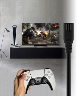 Foto 6 | Cable de Alimentación AC Bicmice para PS5 PS4 PS3 Xbox One S/X TV 3 Pies - Venta Internacional