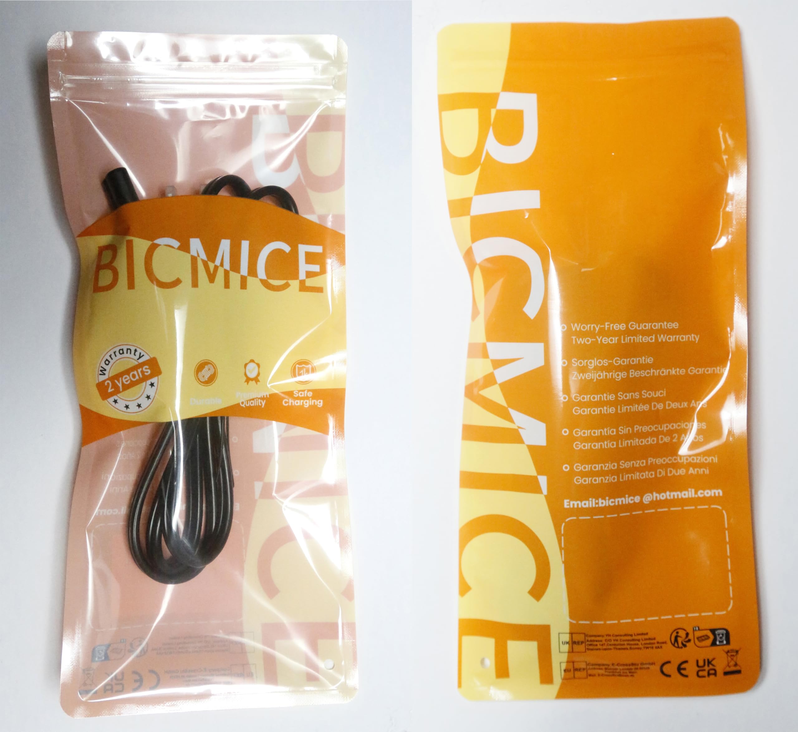 Foto 8 pulgar | Cable de Alimentación AC Bicmice para PS5 PS4 PS3 Xbox One S/X TV 3 Pies - Venta Internacional