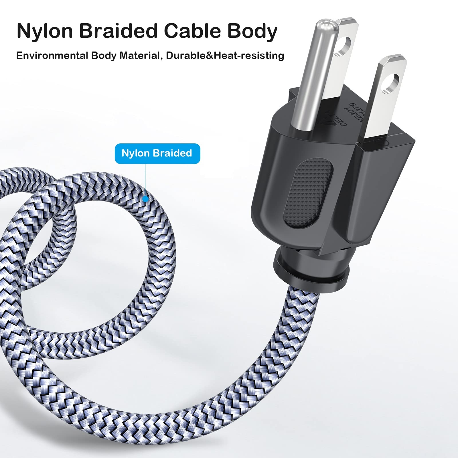 Foto 3 pulgar | Cable de Corriente Alterna Goalfish 3 Clavijas 2 M - Venta Internacional