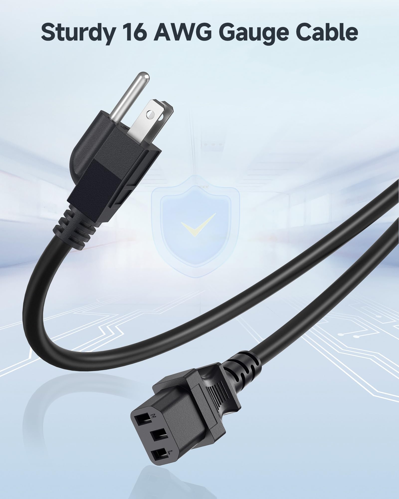Foto 4 pulgar | Cable de Alimentación Cable Matters 2 Unidades - Venta Internacional