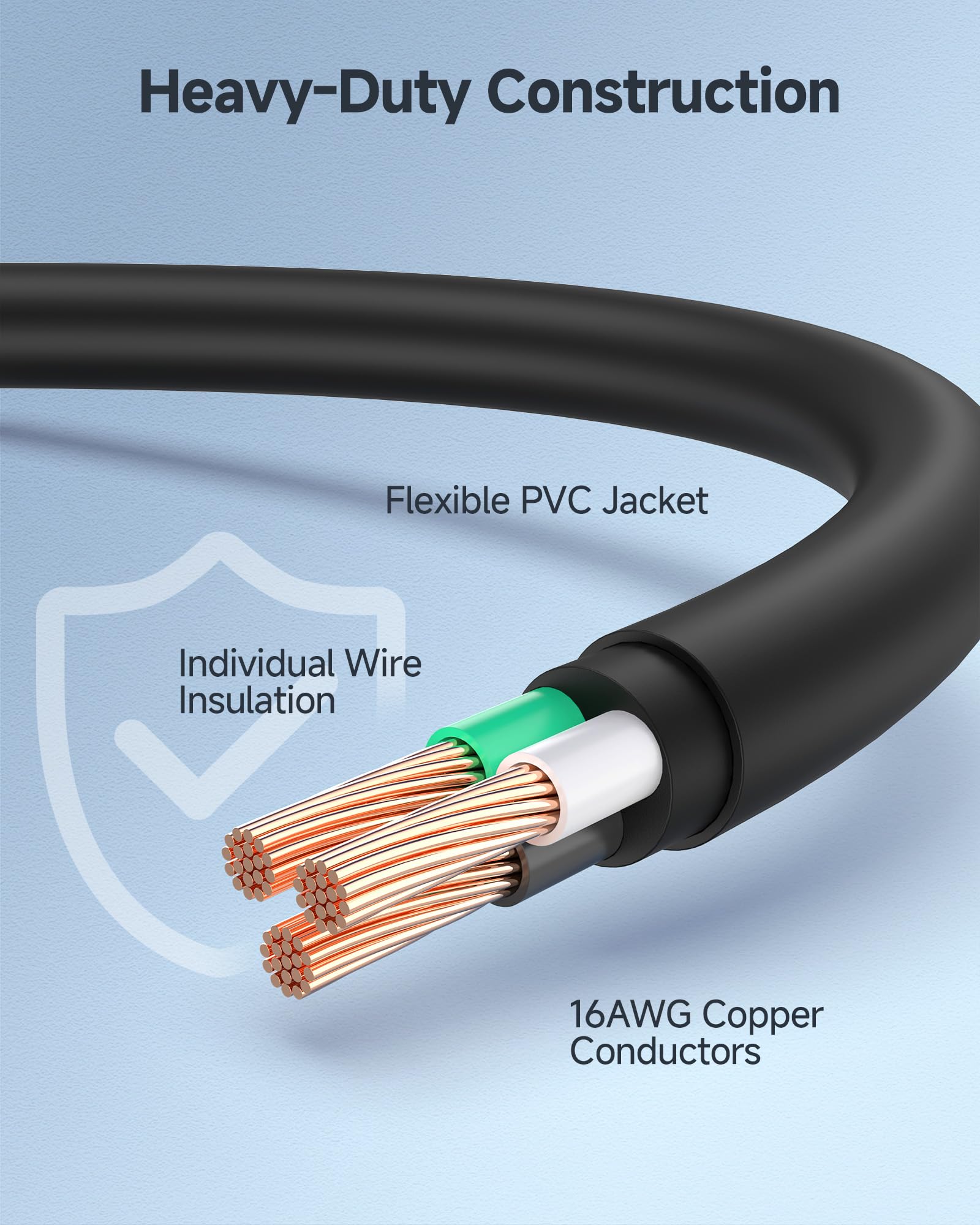Foto 5 pulgar | Cable de Alimentación Cable Matters 2 Unidades - Venta Internacional