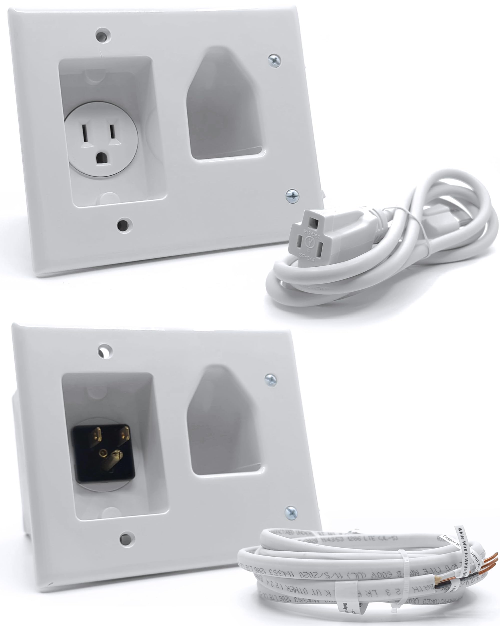 Kit De Gestión De Cables Data Comm Electronics Para Televisor Empotrado - Venta Internacional.