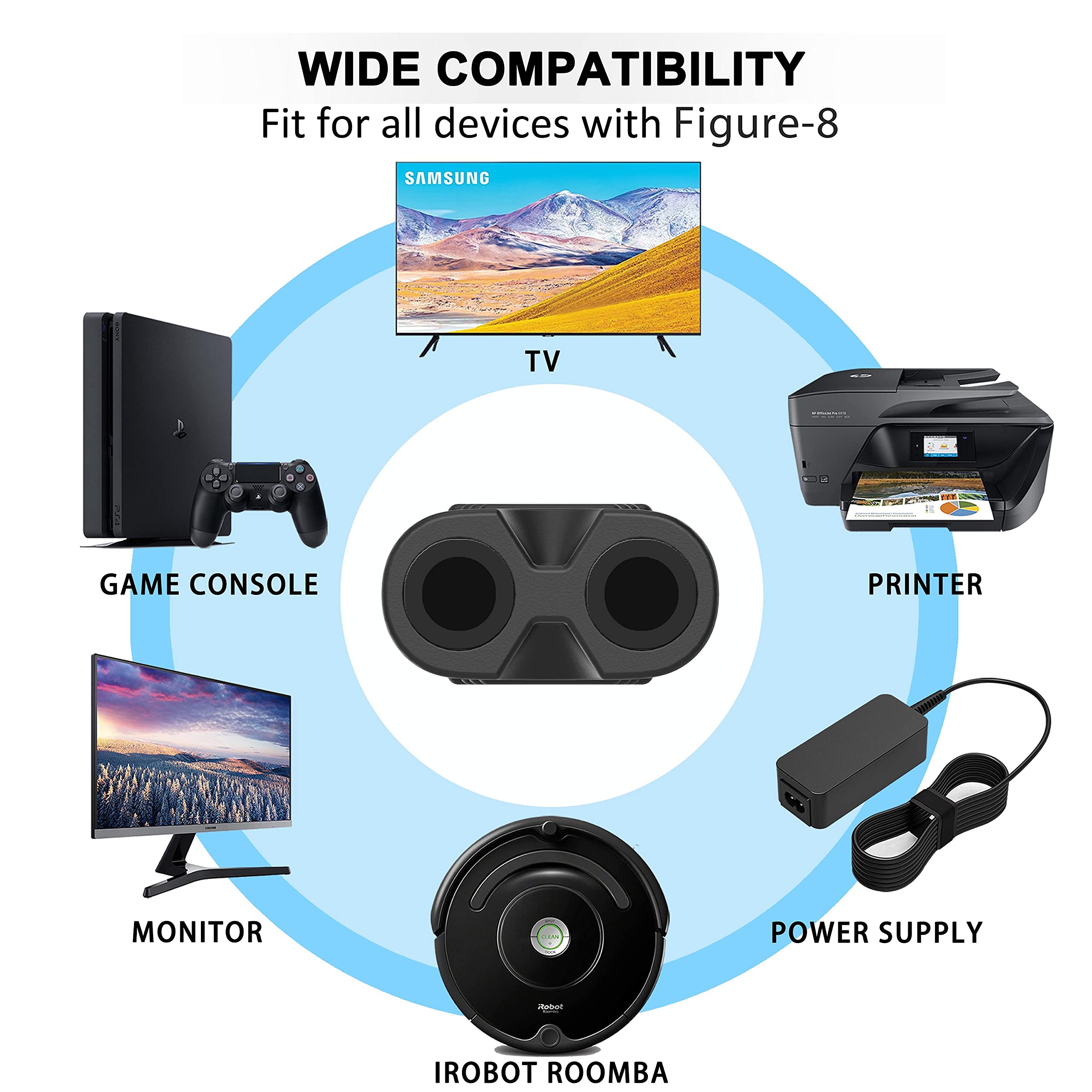 Foto 4 pulgar | Cable de Alimentación Bicmice de 3,7 m para Samsung LG Sony Insignia TCL - Venta Internacional