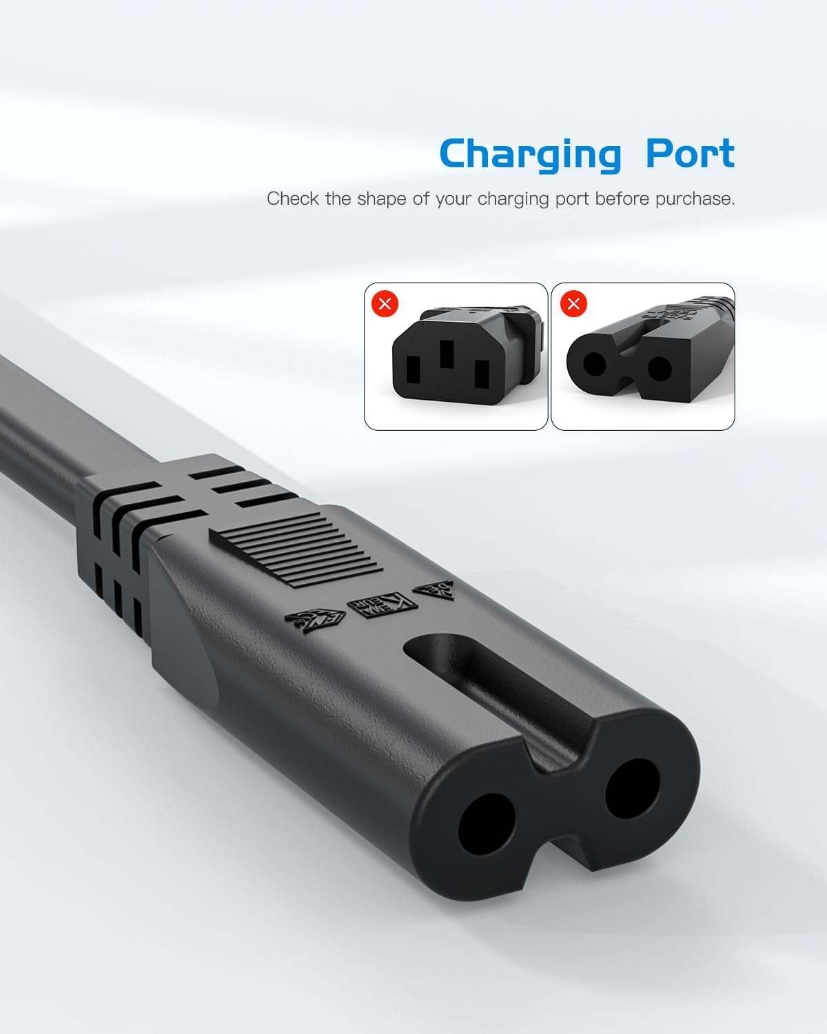 Foto 2 | Cable De Alimentación Para Impresoras Hp Officejet Pro/envy/deskjet - Venta Internacional.