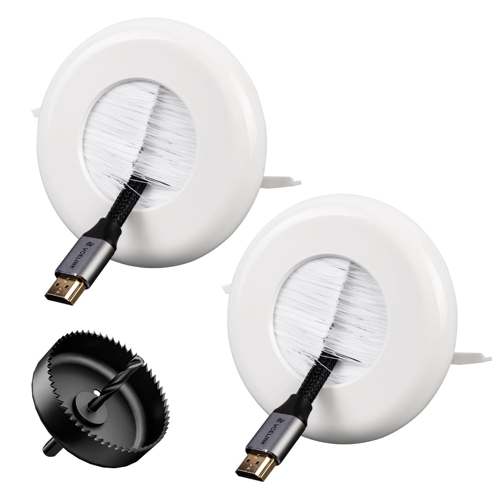 Foto 1 | Kit De Gestión De Cables Vcelink Brush In Wall Para Tv Montado En La Pared - Venta Internacional.