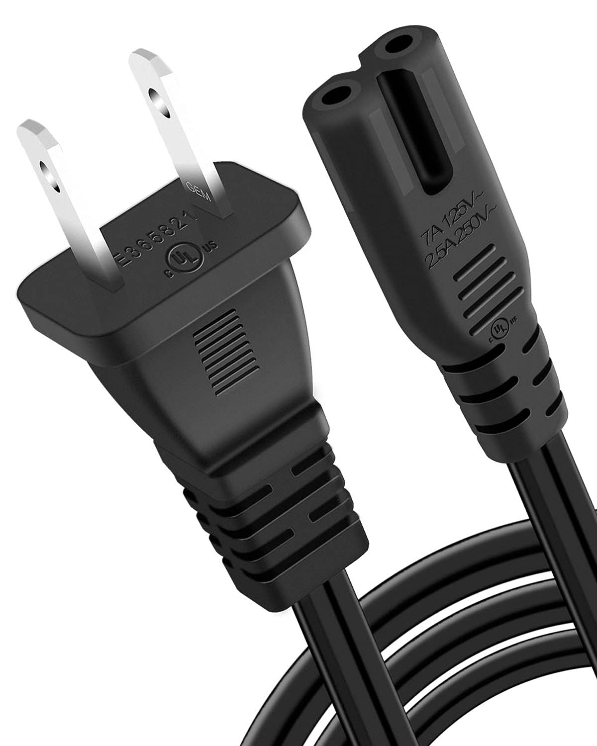 Foto 2 pulgar | Cable de Alimentación Bicmice 6 Pies 18 Awg 7 a 125 V Ac 2 Clavijas - Venta Internacional