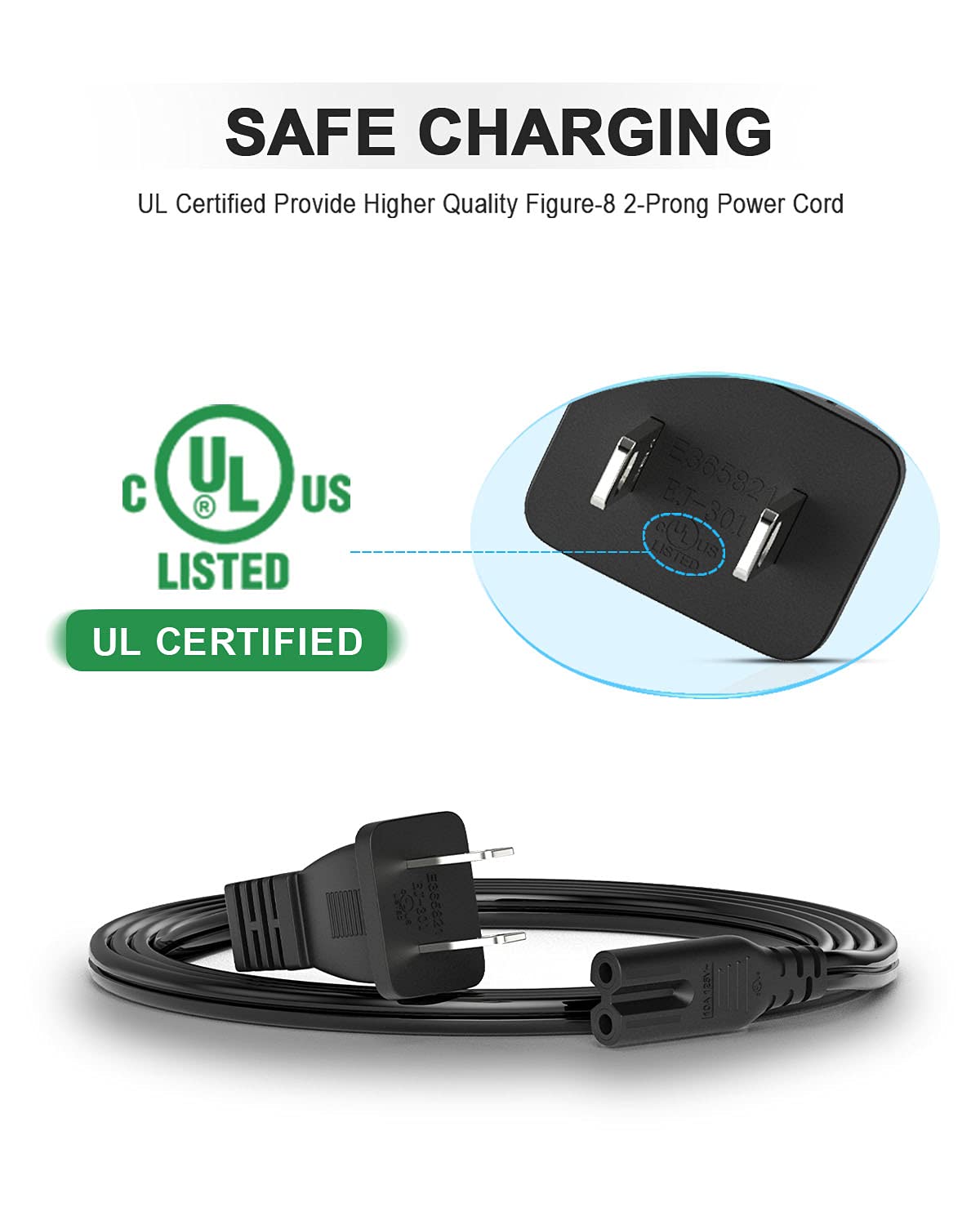 Foto 6 pulgar | Cable de Alimentación Bicmice para PlayStation 5/5 Pro/4/4 Slim/3 Slim/Xbox - Venta Internacional