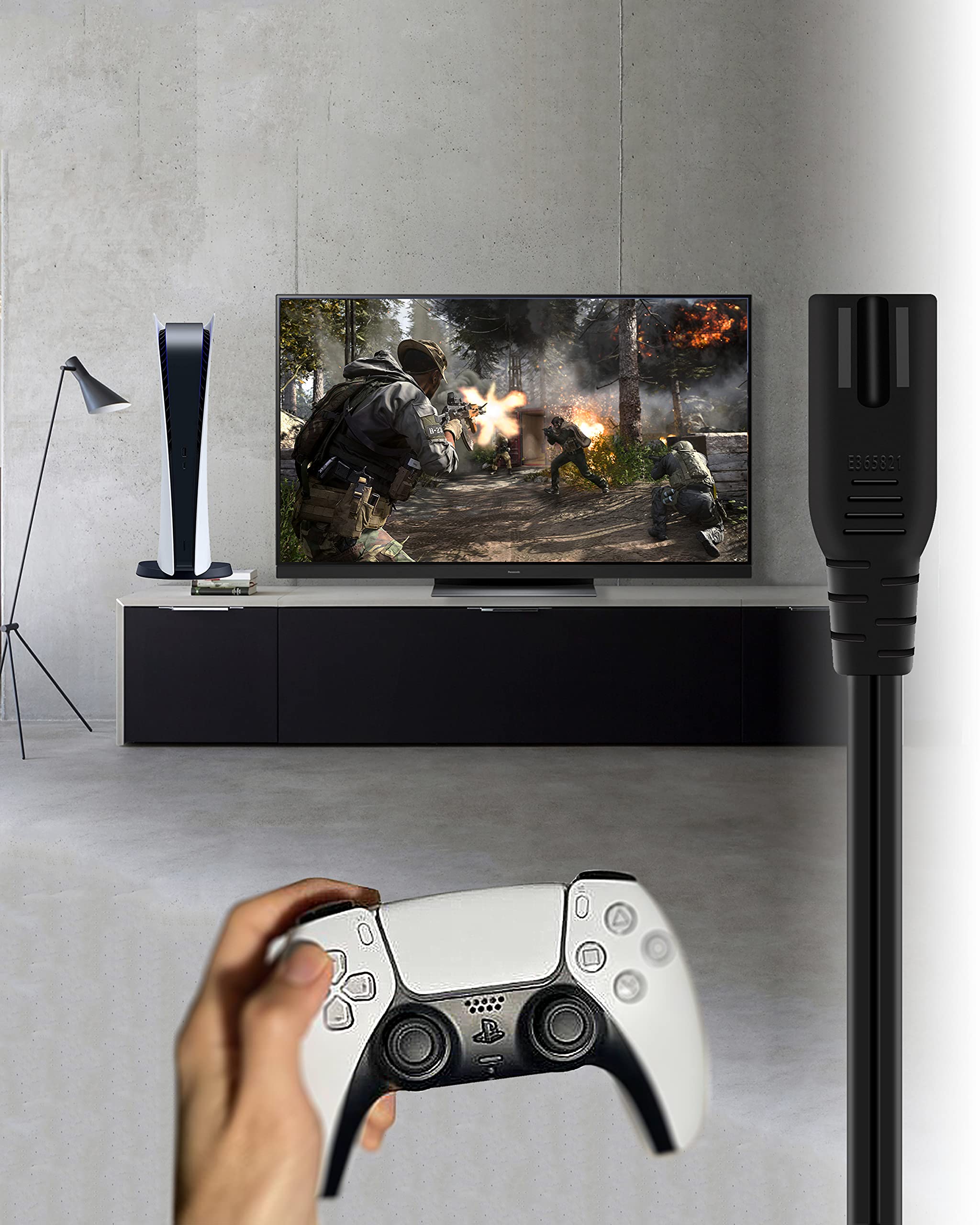 Foto 8 pulgar | Cable de Alimentación Bicmice para PlayStation 5/5 Pro/4/4 Slim/3 Slim/Xbox - Venta Internacional