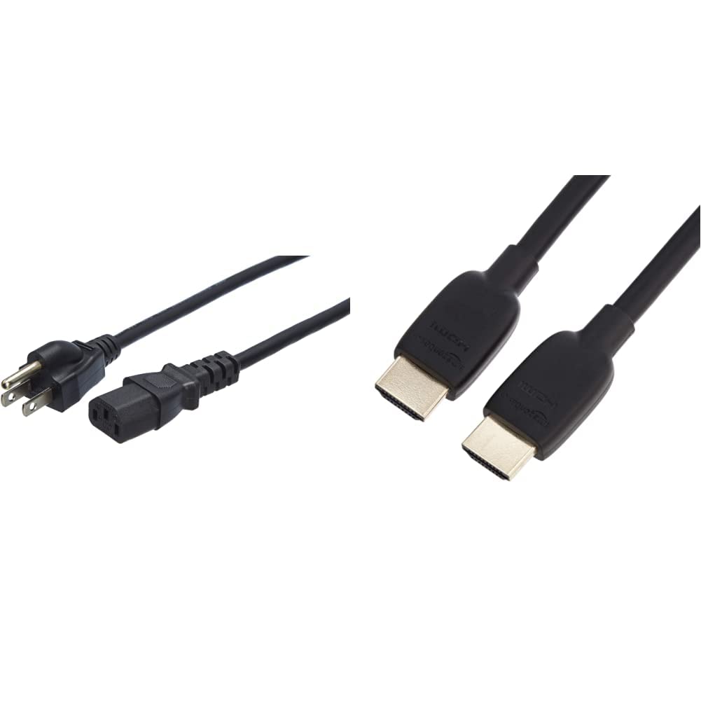 Foto 2 pulgar | Paquete De Cable De Alimentación Y Cable Hdmi Amazon Basics De 3 Pies - Venta Internacional.