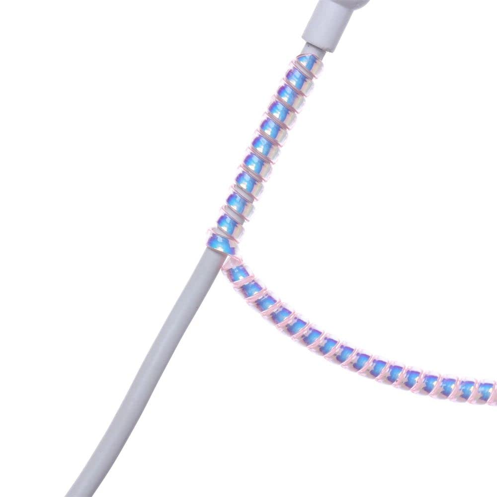 Foto 8 pulgar | Cable Protector En Espiral, Cable De Datos Usb, Teléfono, Auriculares, Tpu - Venta Internacional.