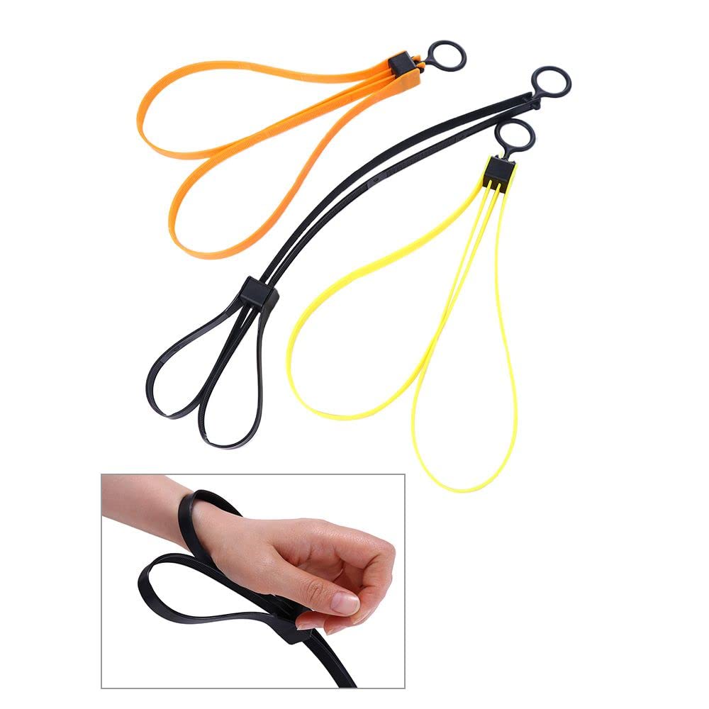 Foto 4 pulgar | Correa De Amarre Para Cables, Correa Táctica Para Cinturón De Senderismo, Negra - Venta Internacional.