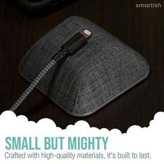 Foto 3 | Cable Wrangler Organizer Smartish, Soporte Magnético Para Cables, Gris - Venta Internacional.