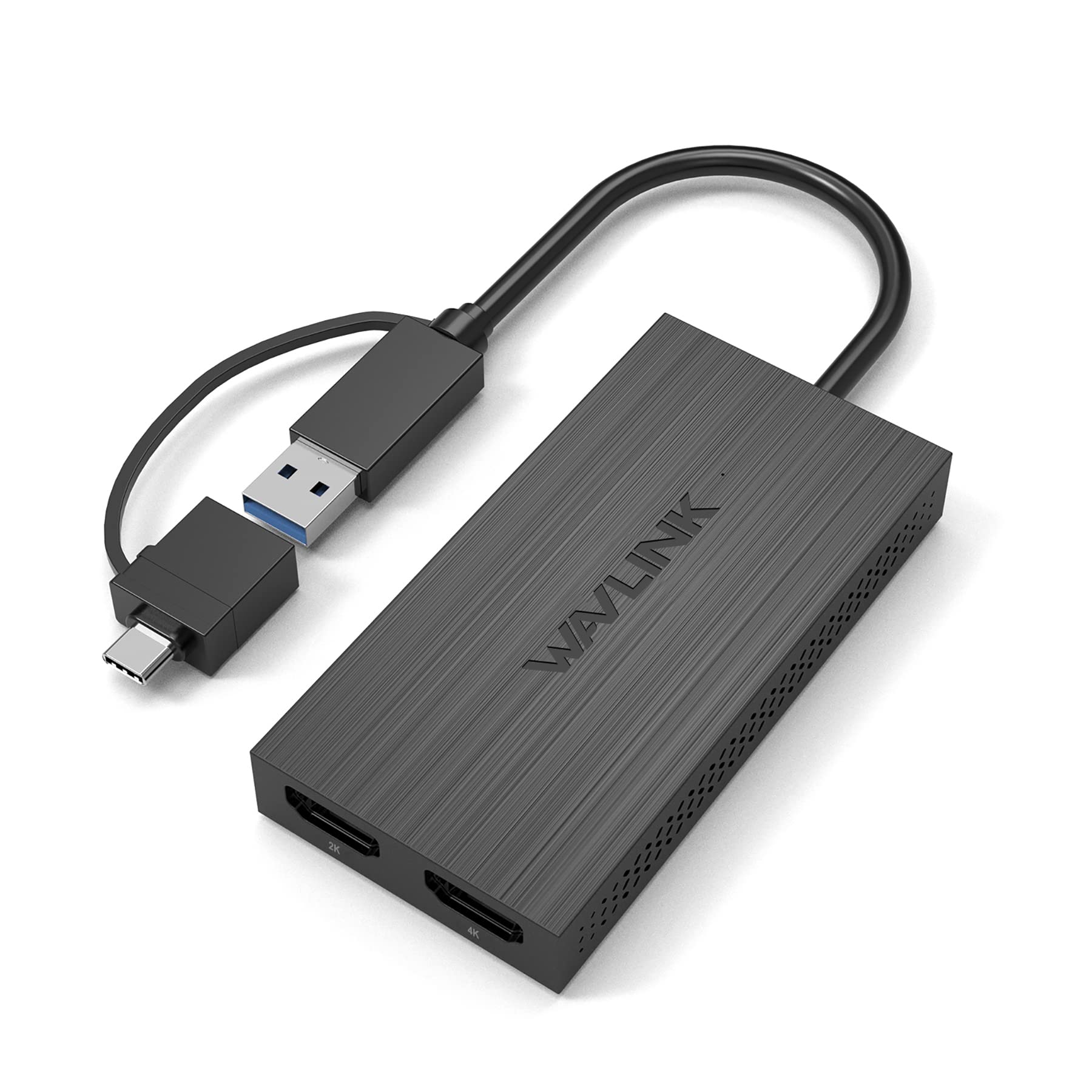 Foto 1 | Adaptador Usb C O Usb 3.0 A Hdmi Dual Wavlink 1080p @60hz - Venta Internacional.