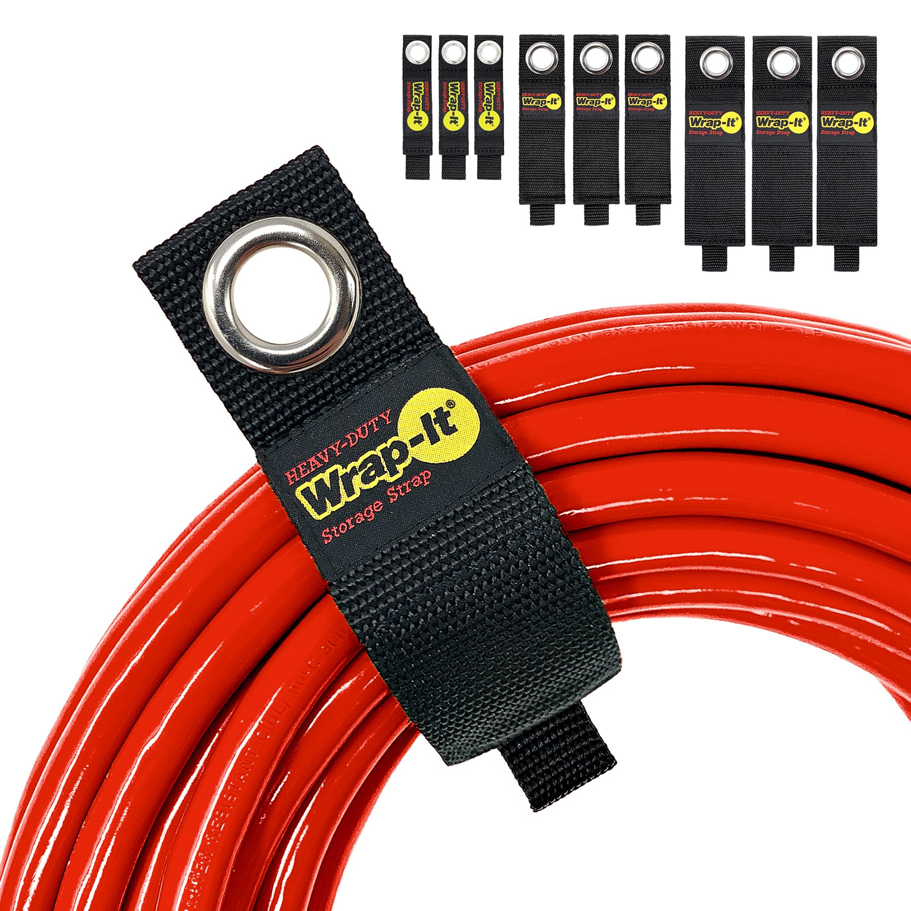 Foto 1 | Correas De Almacenamiento Wrap-it Heavy-duty, Surtidas, Paquete De 9 - Venta Internacional.