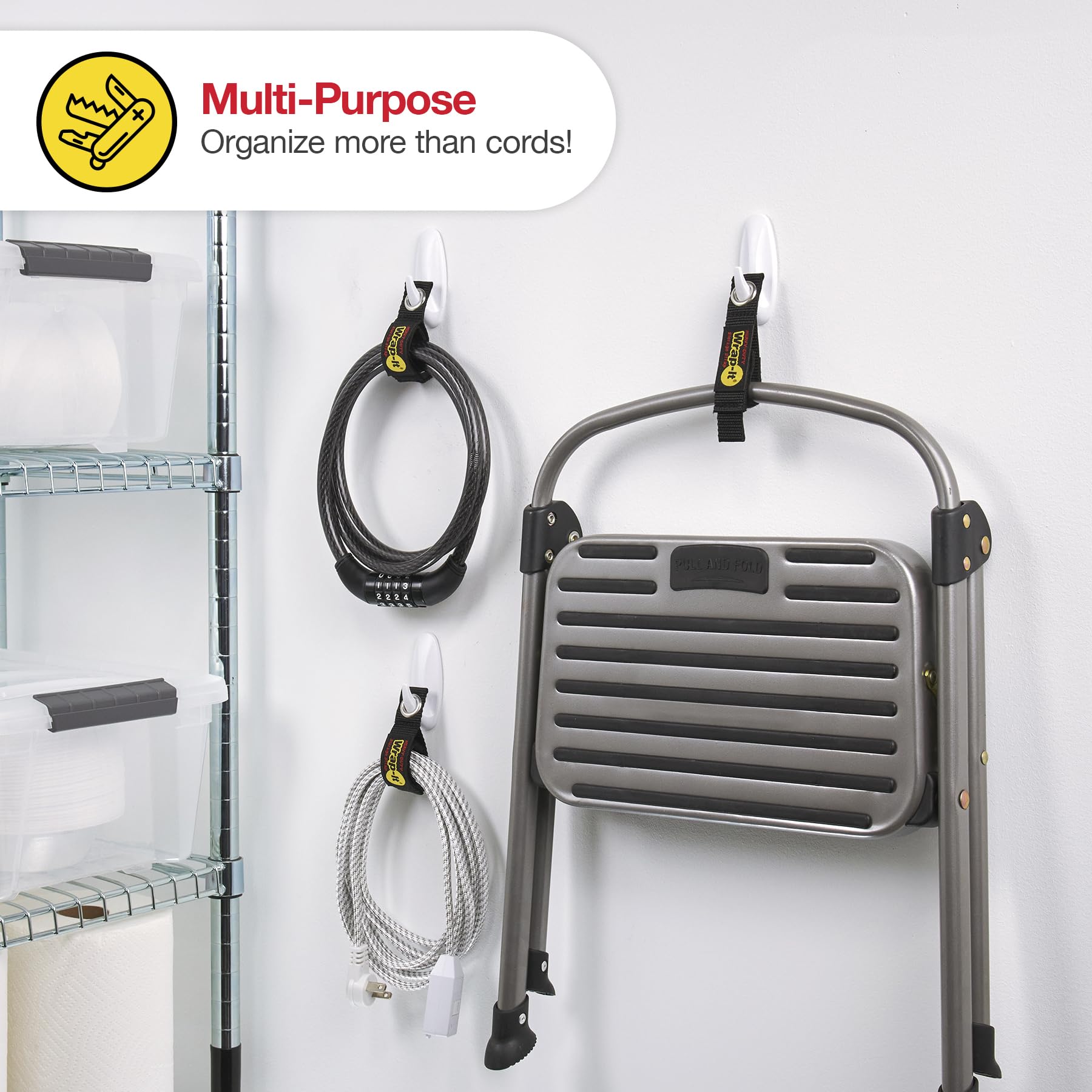 Foto 5 pulgar | Correas De Almacenamiento Wrap-it Heavy-duty, Surtidas, Paquete De 9 - Venta Internacional.