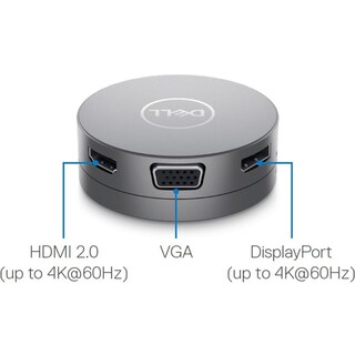 Foto 2 | Adaptador Multipuerto Usb-c Dell Da310 7 En 1 Con Alta Velocidad - Venta Internacional.