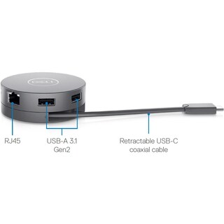 Foto 4 | Adaptador Multipuerto Usb-c Dell Da310 7 En 1 Con Alta Velocidad - Venta Internacional.
