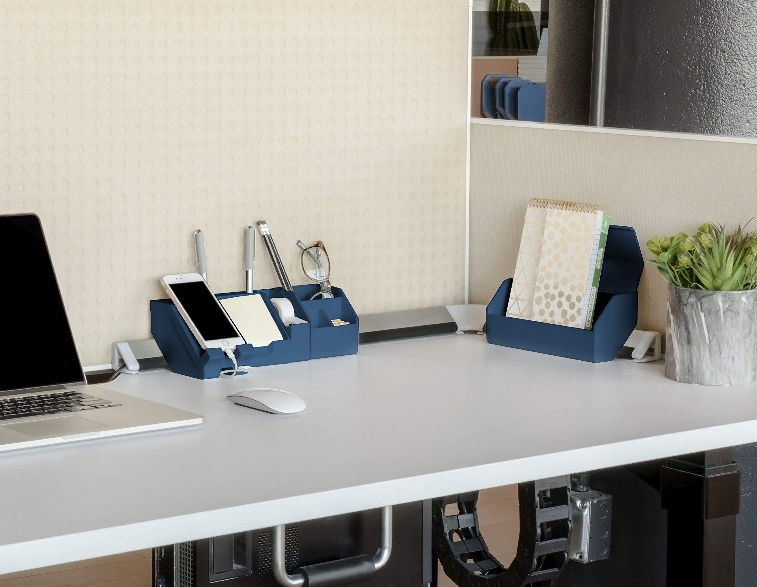 Foto 3 pulgar | Kit Organizador De Escritorio Bostitch Office Konnect De 9 Piezas, Azul - Venta Internacional.