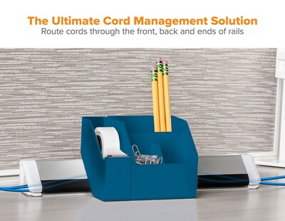 Foto 4 | Kit Organizador De Escritorio Bostitch Office Konnect De 9 Piezas, Azul - Venta Internacional.