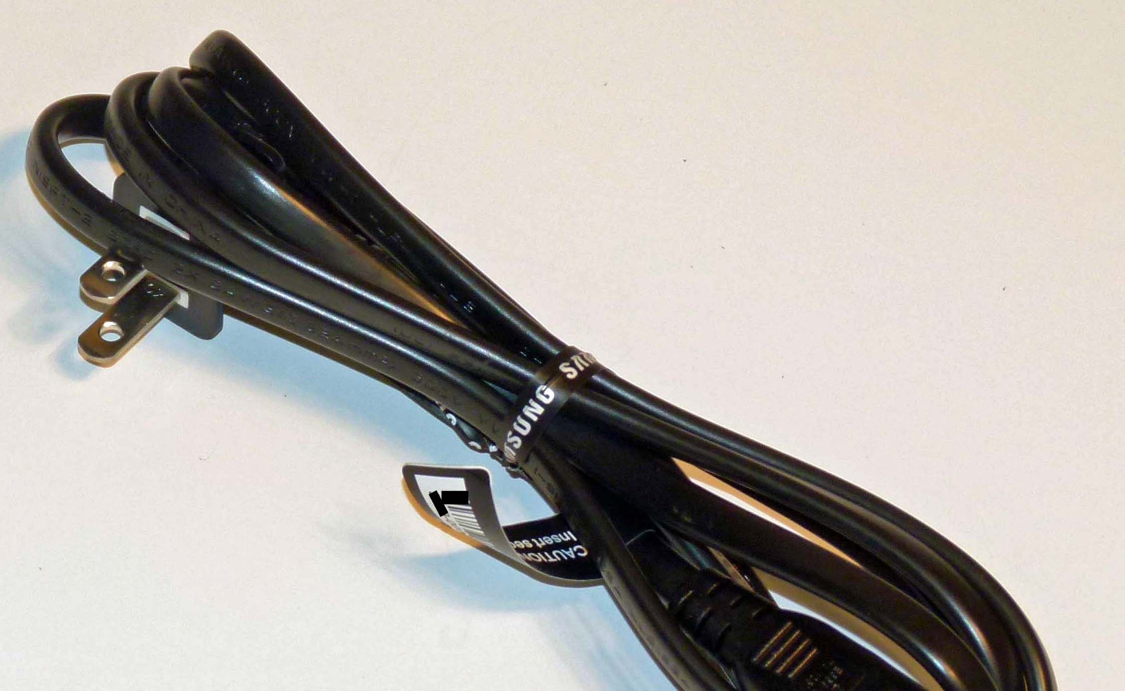 Foto 2 pulgar | Cable De Alimentación Samsung Para Un32d5500rf Un55d7050xf Un60hu8500f - Venta Internacional.
