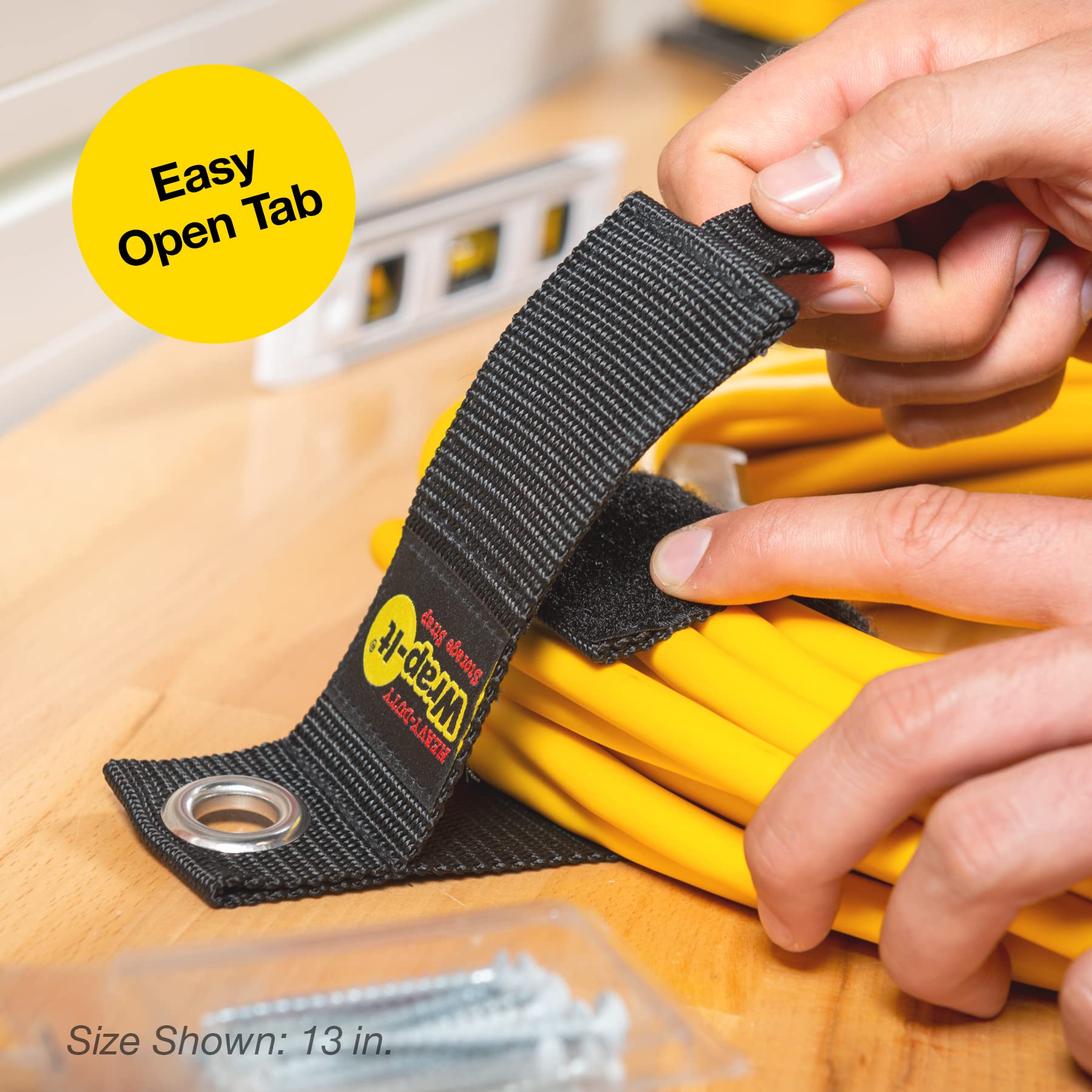 Foto 7 pulgar | Paquete De 6 Correas De Almacenamiento Wrap-it Heavy-duty Para Cordones Y Cables - Venta Internacional.