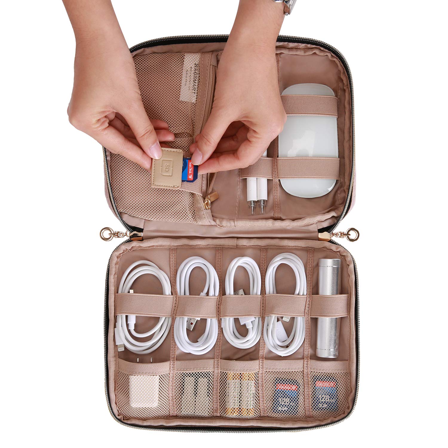 Foto 4 pulgar | Estuche de Viaje Bagsmart Rosa - Venta Internacional