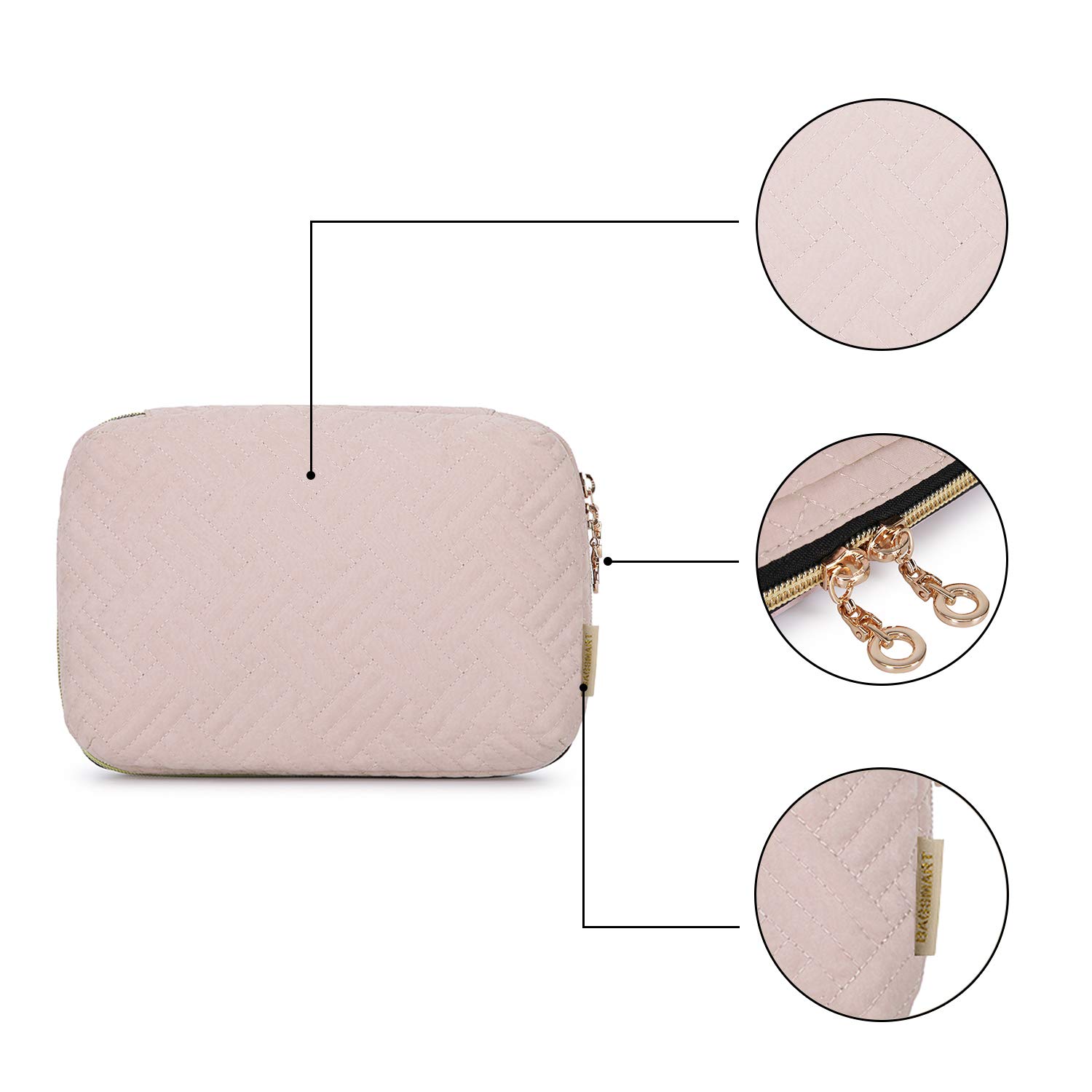 Foto 6 pulgar | Estuche de Viaje Bagsmart Rosa - Venta Internacional