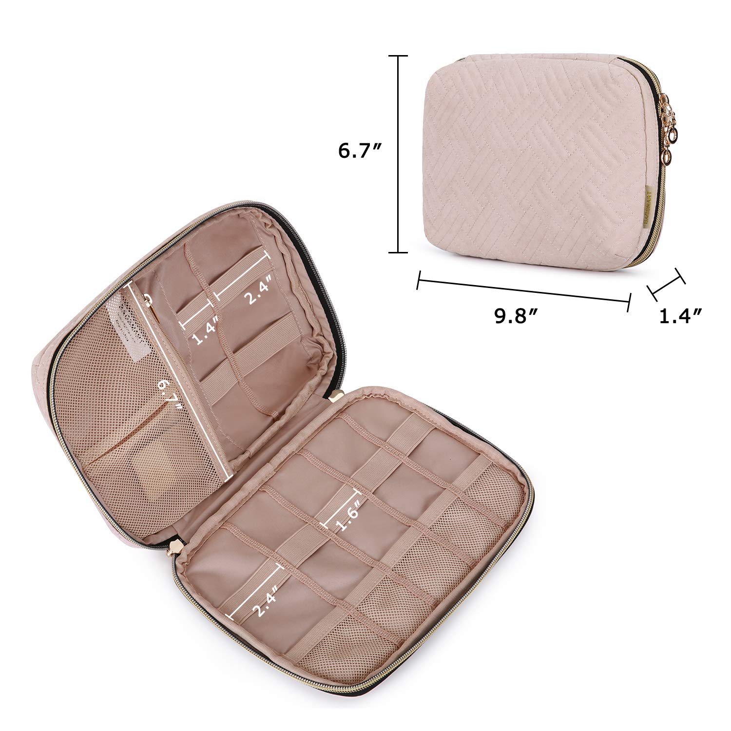 Foto 7 pulgar | Estuche de Viaje Bagsmart Rosa - Venta Internacional