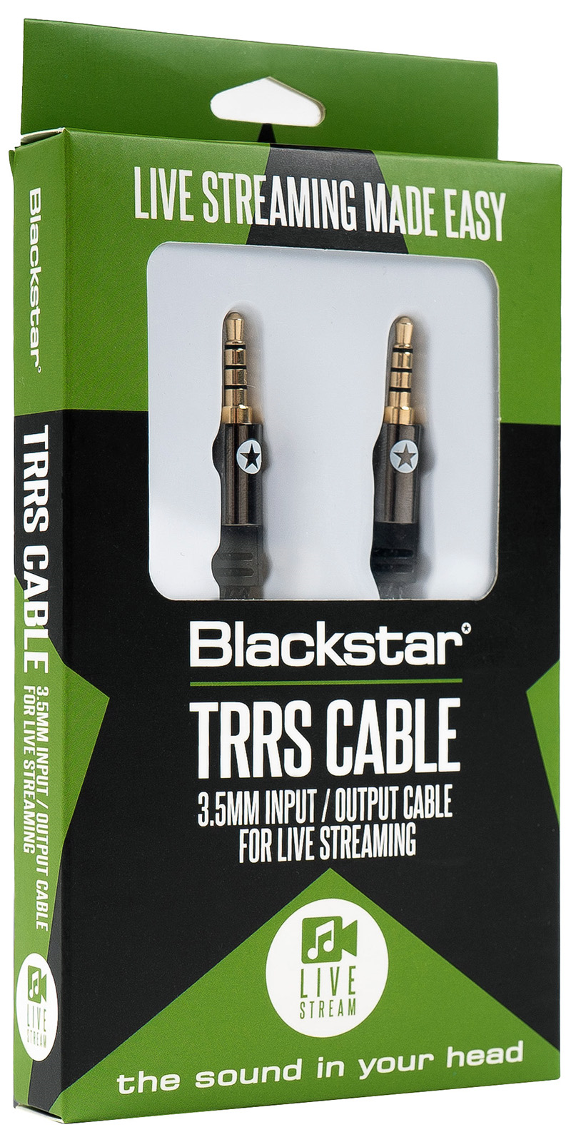 Foto 3 | Cable Auxiliar Trss 3.5mm Audio Blackstar Ba930100 1.8 m