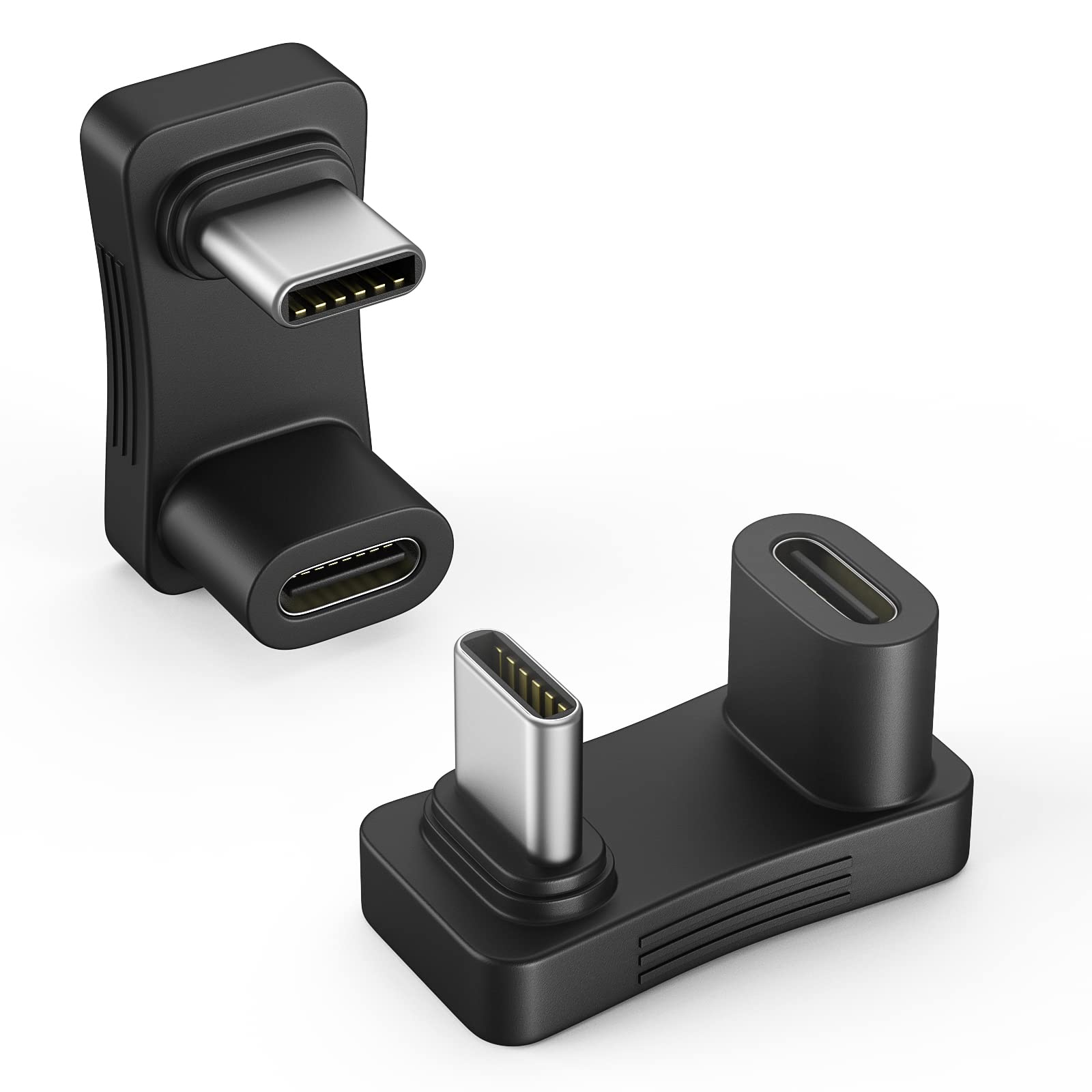 Adaptador Usb-c Moko Con Ángulo De 180 Grados Usb-c Macho A Hembra, Paquete De 2 - Venta Internacional.
