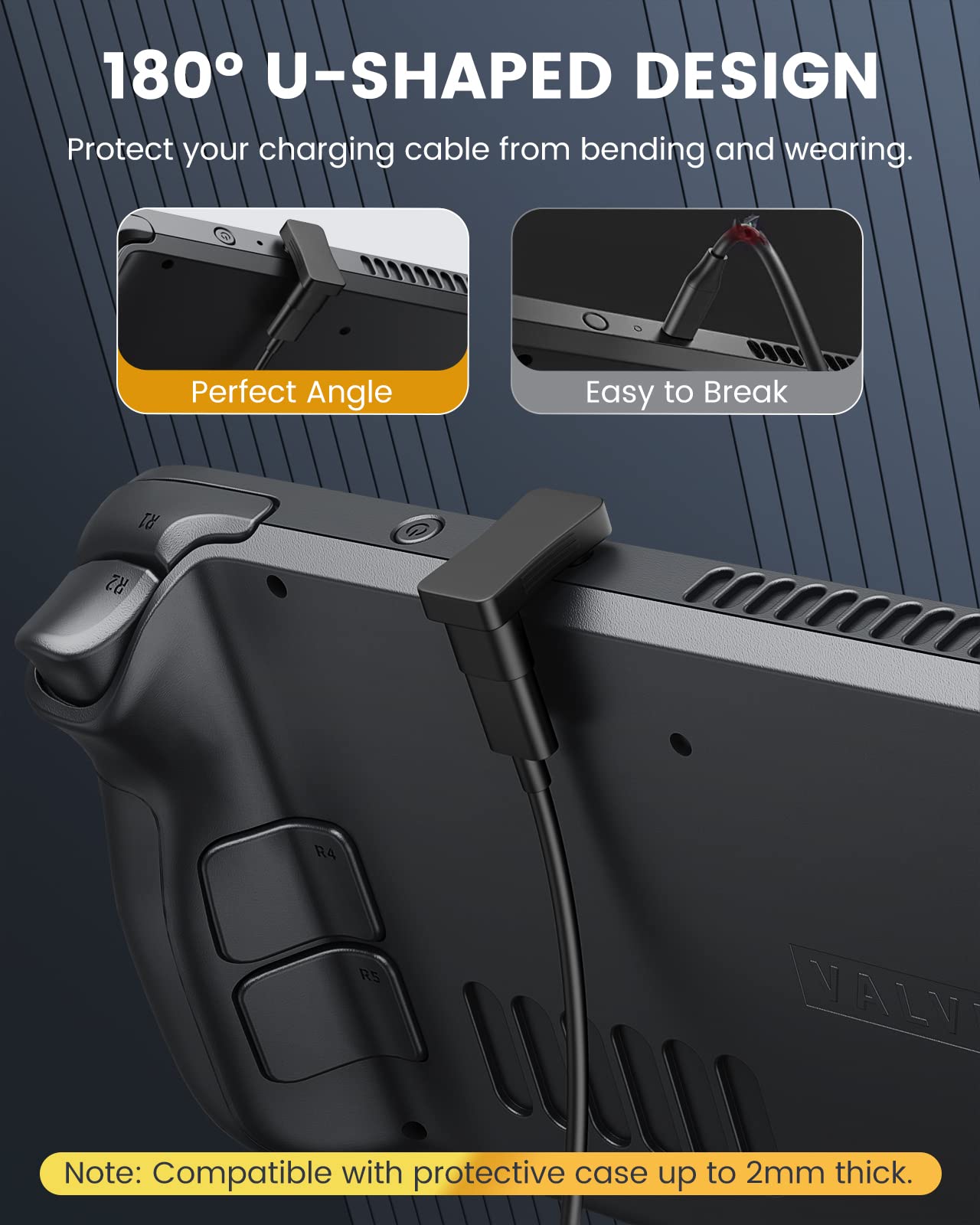Foto 2 | Adaptador Usb-c Moko Con Ángulo De 180 Grados Usb-c Macho A Hembra, Paquete De 2 - Venta Internacional.