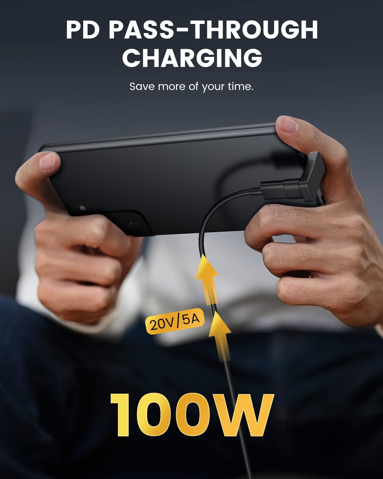 Foto 4 | Adaptador Usb-c Moko Con Ángulo De 180 Grados Usb-c Macho A Hembra, Paquete De 2 - Venta Internacional.