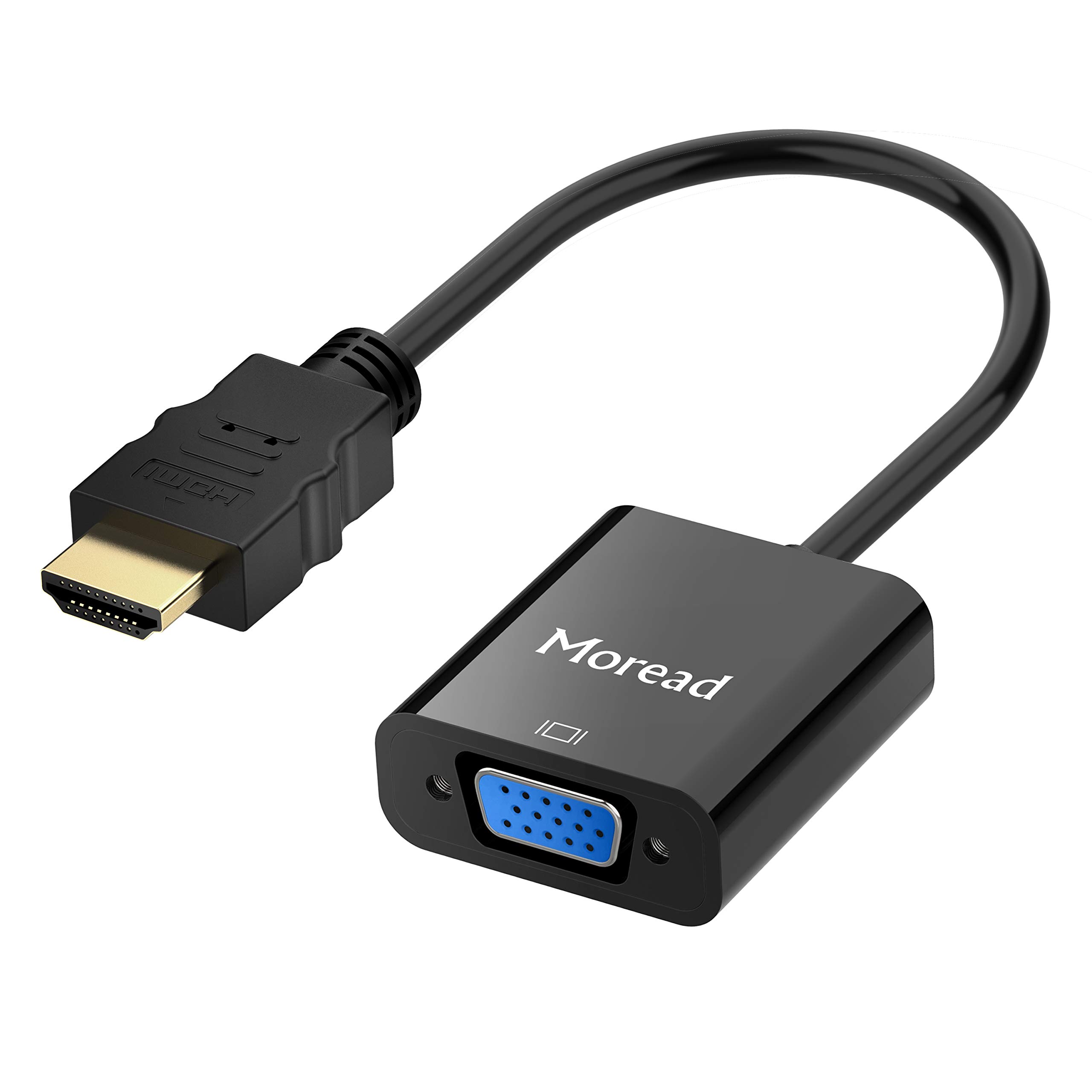 Foto 2 pulgar | Adaptador Hdmi A Vga Moread Chapado En Oro (macho A Hembra) - Venta Internacional.