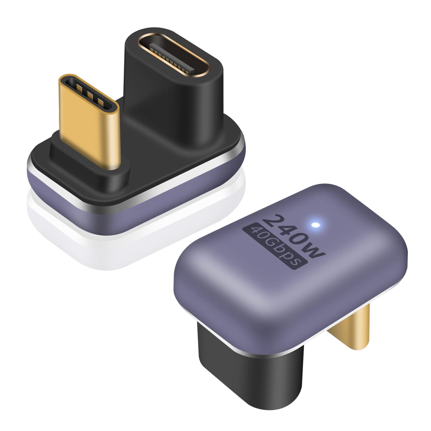 Foto 2 pulgar | Adaptador Usb C Polyiccot 180 Grados 240 W 8k Video Thunderbolt - Venta Internacional.