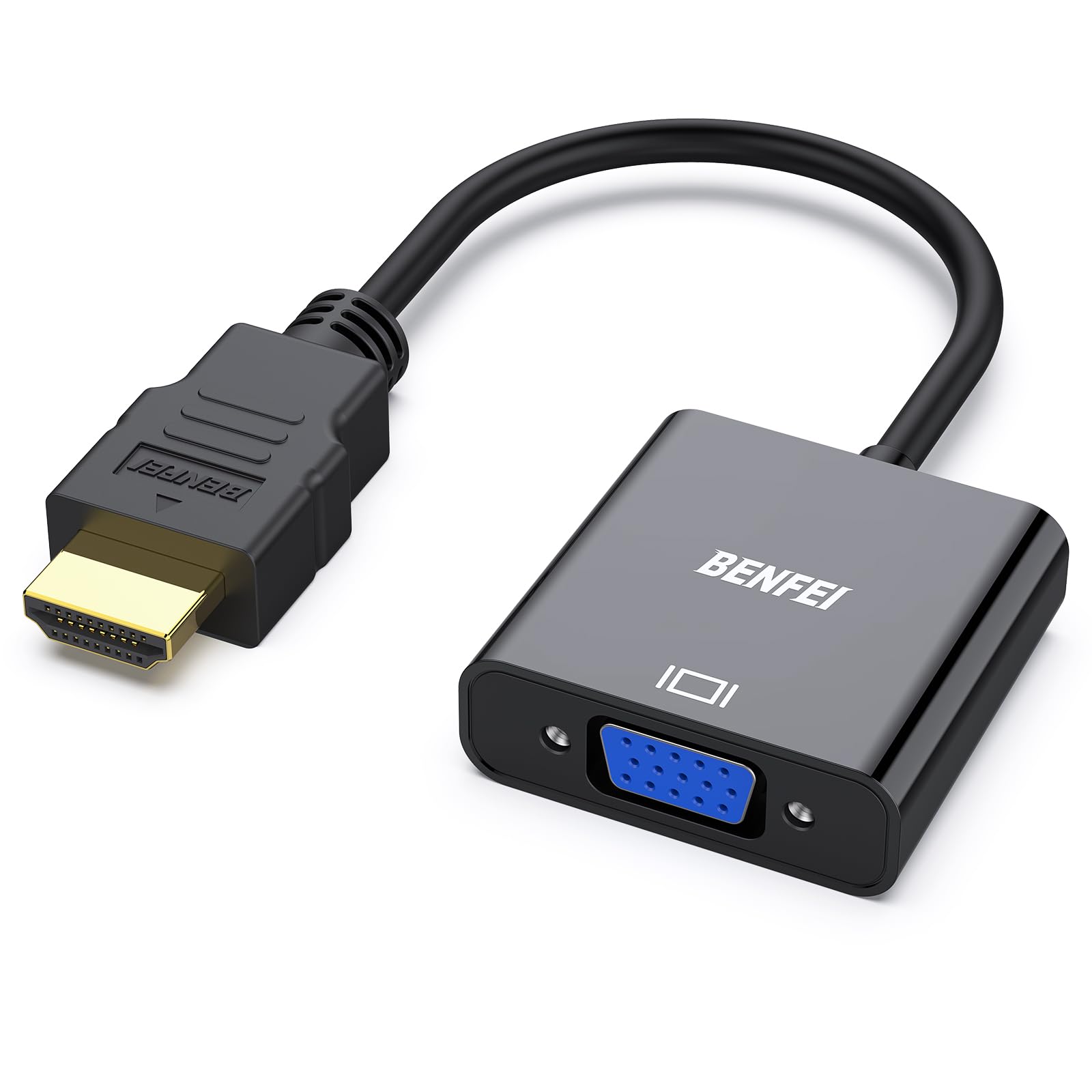 Foto 1 | Adaptador Hdmi A Vga Benfei Chapado En Oro (macho A Hembra) - Venta Internacional.
