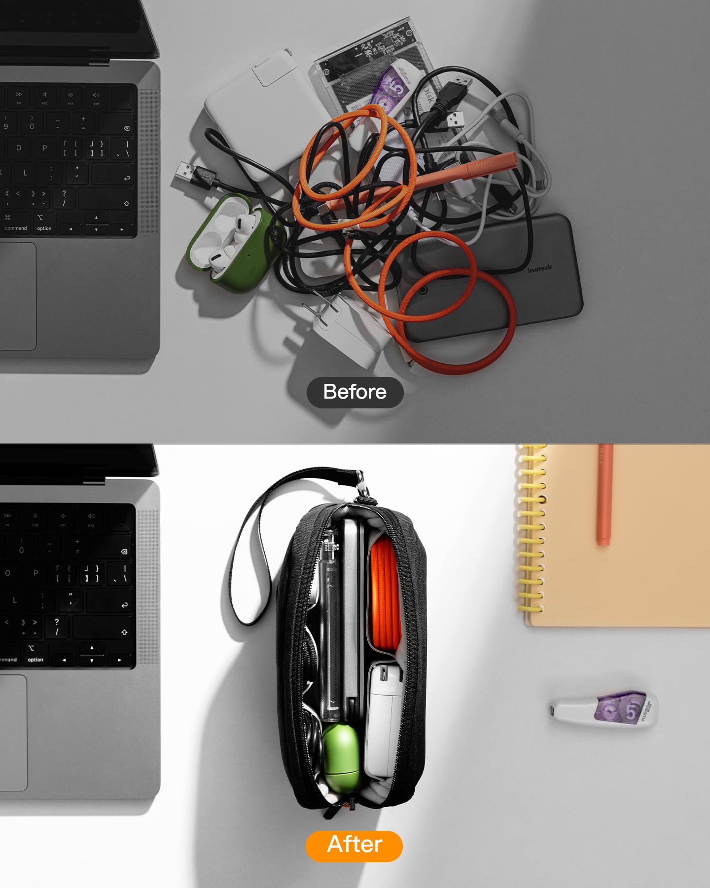 Foto 4 pulgar | Estuche Organizador De Electrónica De Viaje Inateck Resistente Al Agua - Venta Internacional.