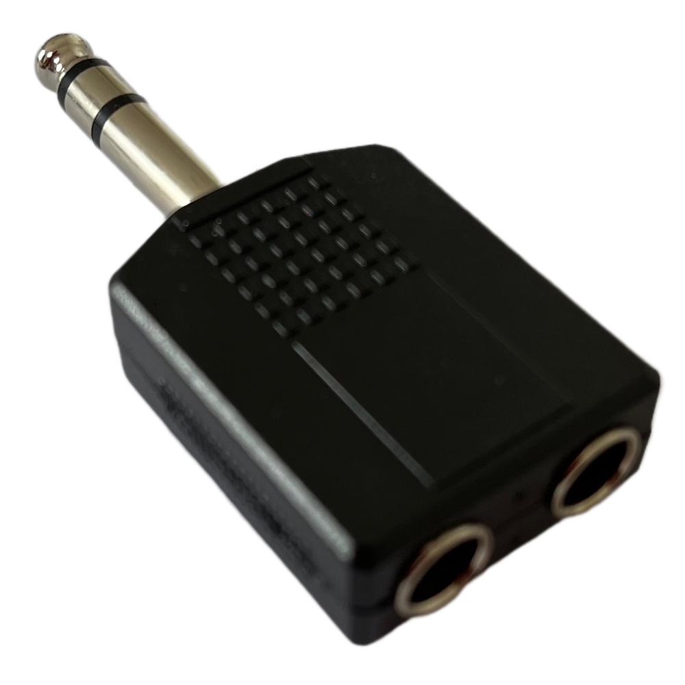 Foto 1 | Adaptador 2 Jacks 6,3mm Estereo A Plug 6,3mm Estereo
