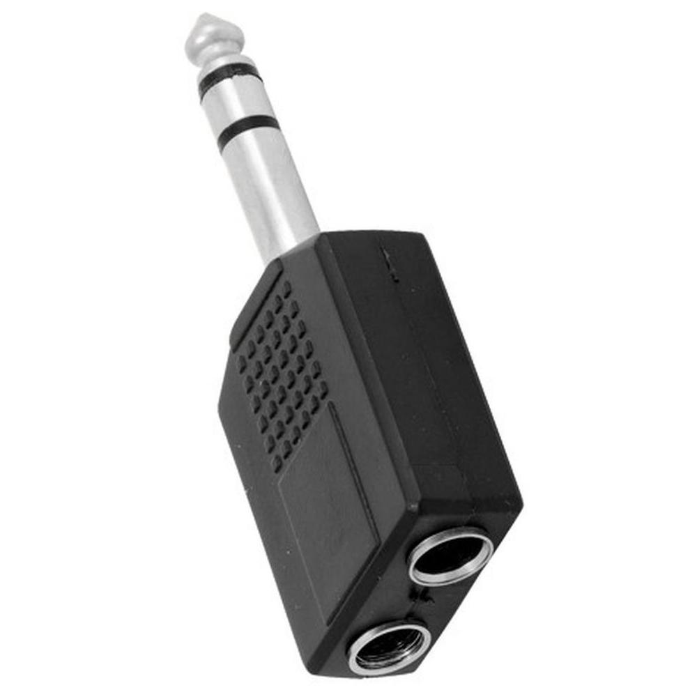 Foto 1 | Adaptador Y Doble Jack 6.3 Mm Estéreo A Plug 6.3 Mm Estéreo