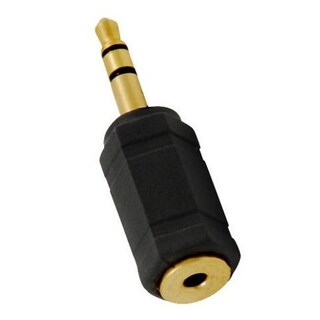 Foto 2 | Adaptador Connector de Jack 2.5 Mm Estéreo a Plug de 3.5 mm Estéreo Dorado