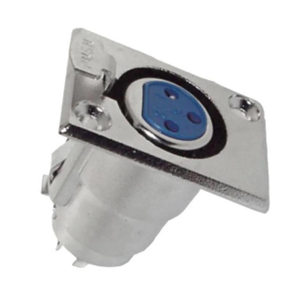 Foto 1 | Conector Xlr Hembra Metal Para Chasis Con Seguro