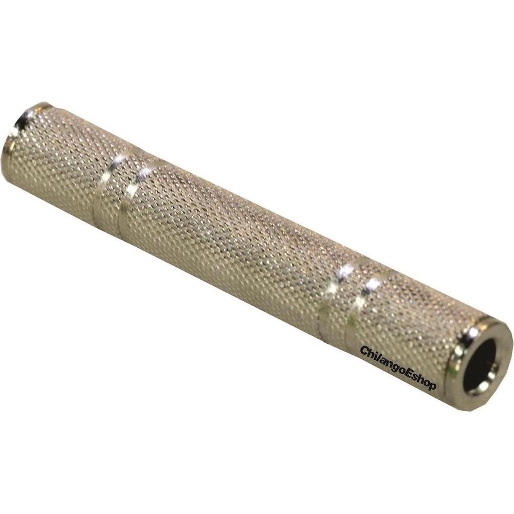 Adaptador Cople Jack 6,3mm Mono A Jack 6,3mm Mono