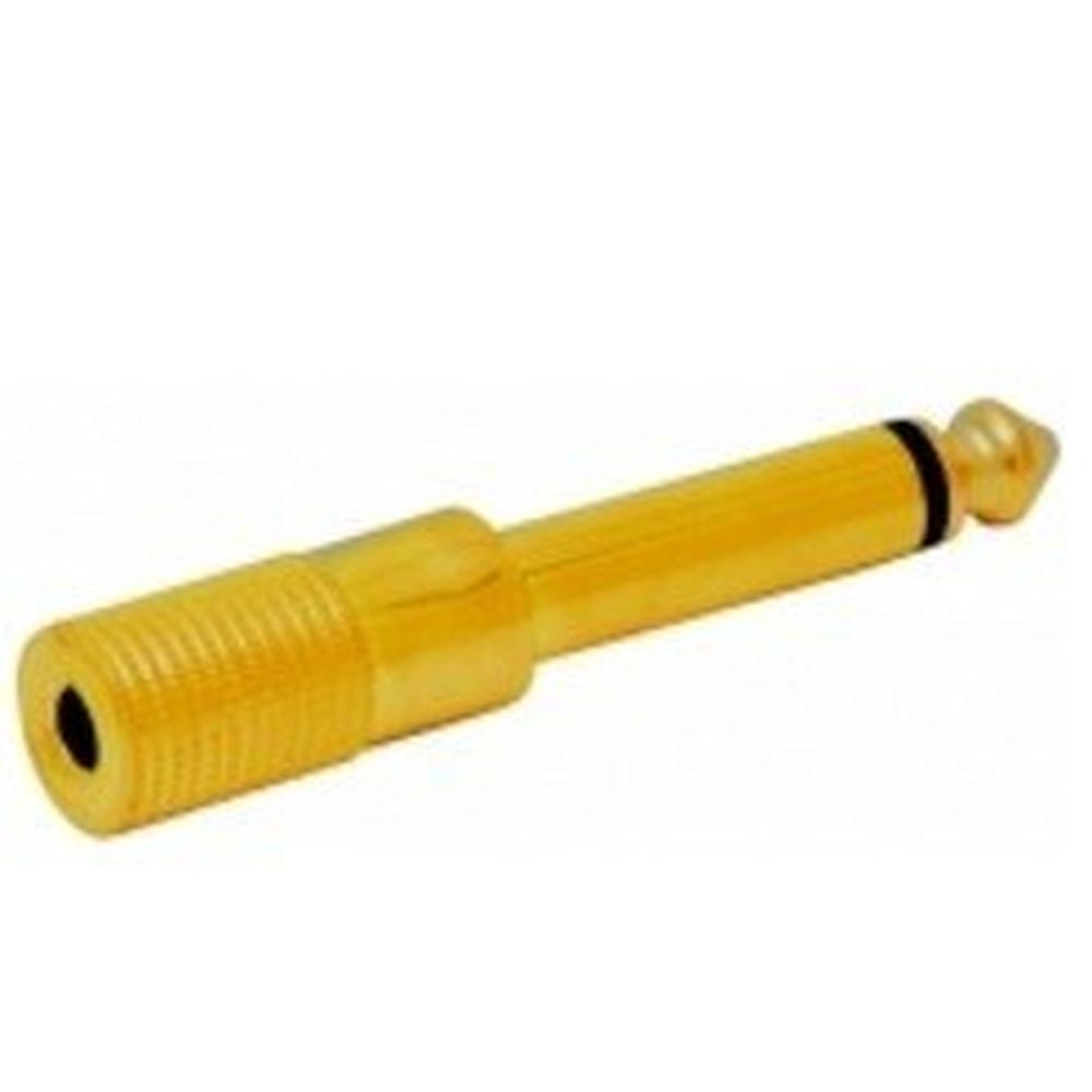 Jack KAPTON 35 mm Monoaural A Plug 63 Mm Monoaural Dorado