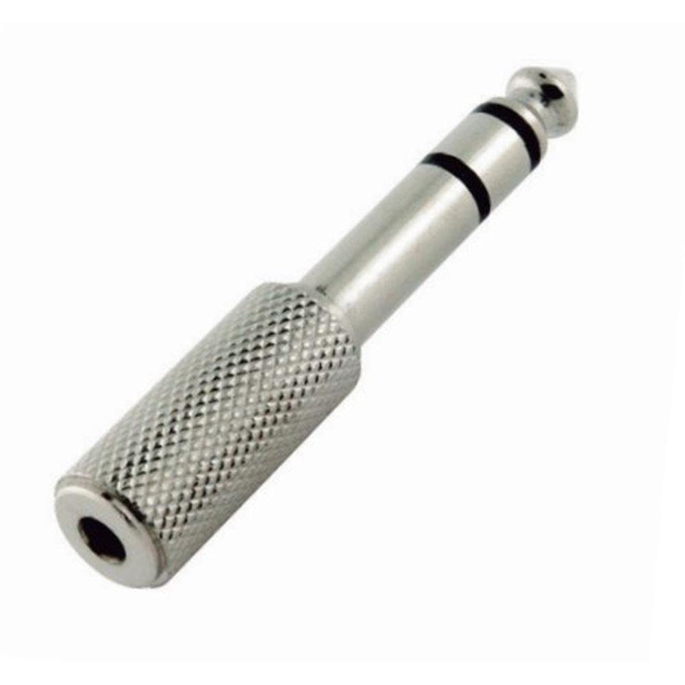 Foto 1 | Adaptador Metálico Trs Hembra de 3.5 mm a Conector Trs Macho de 6.3 Mm Romms