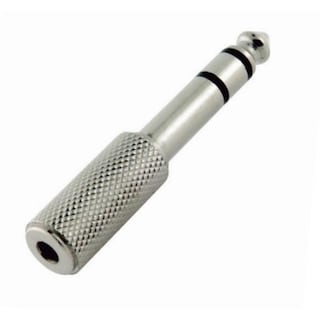Foto 1 | Adaptador Metálico Trs Hembra de 3.5 mm a Conector Trs Macho de 6.3 Mm Romms